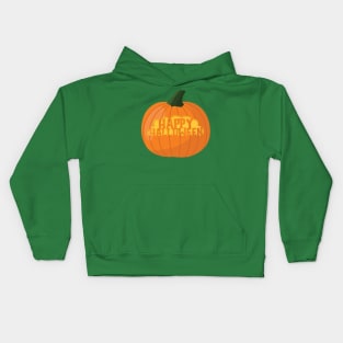 Happy Halloween Pumpkin Kids Hoodie